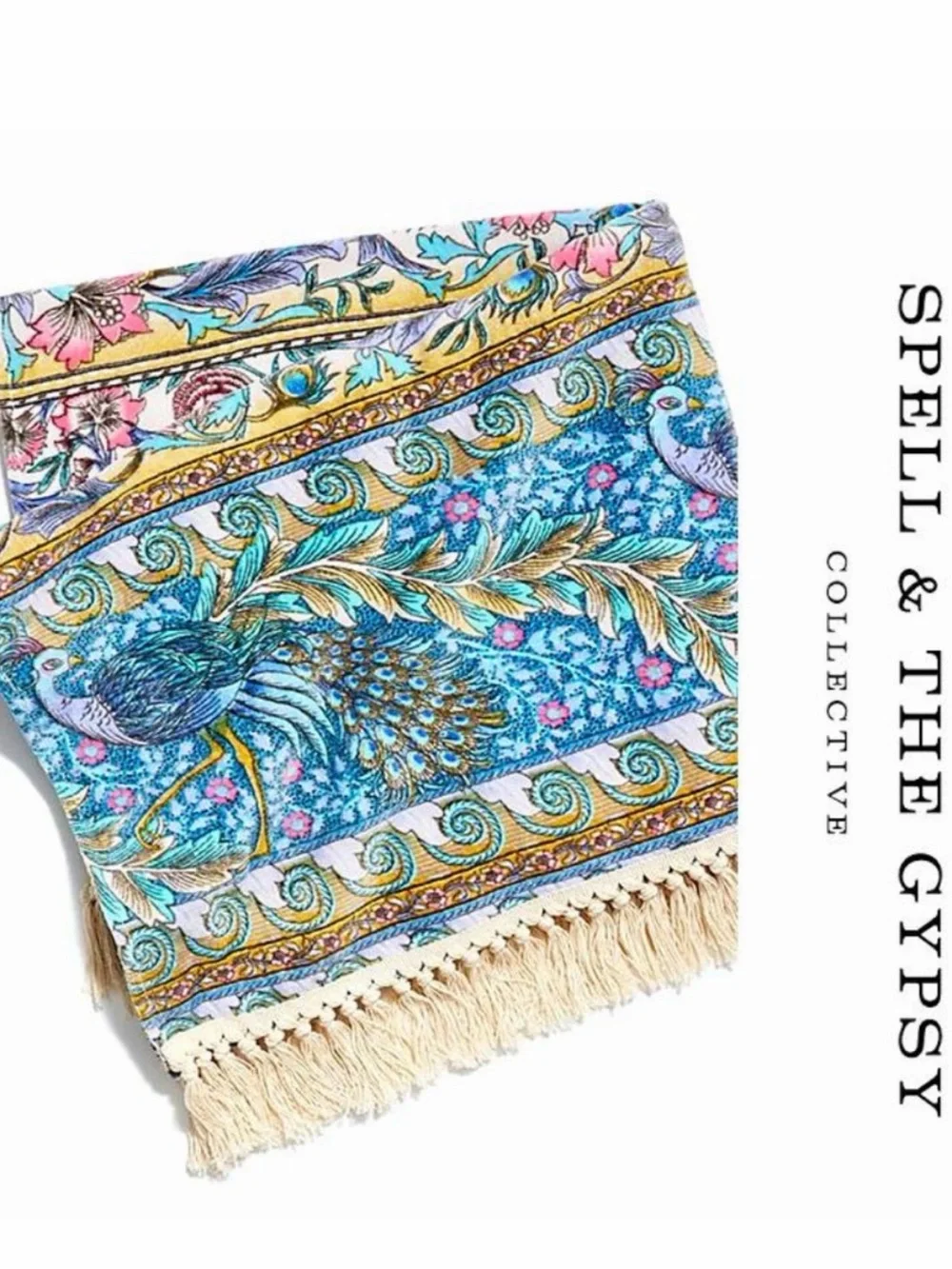SPELL Oasis Beach Towel ✨🦚🌸